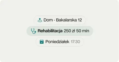 Szczegóły rezerwacji wizyty domowej